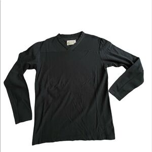 MARGIELA Mens Longsleeve M.D. V-Neck